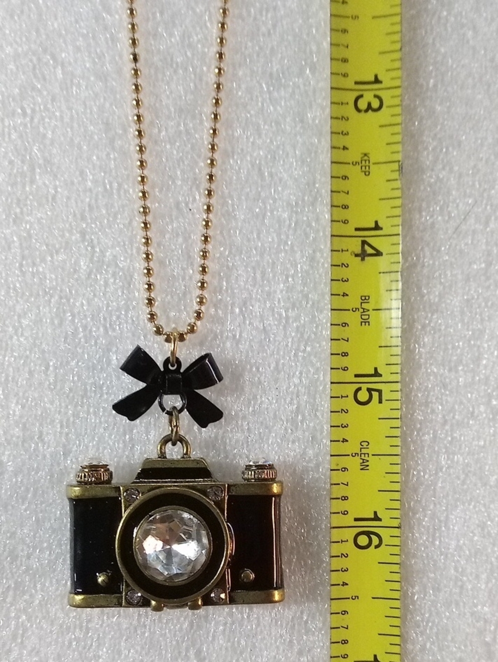 Betsy Johnson Camera Pendant Necklace #A489 - Picture 7 of 9